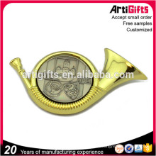 cheap wholesale metal stamping musical lapel pins